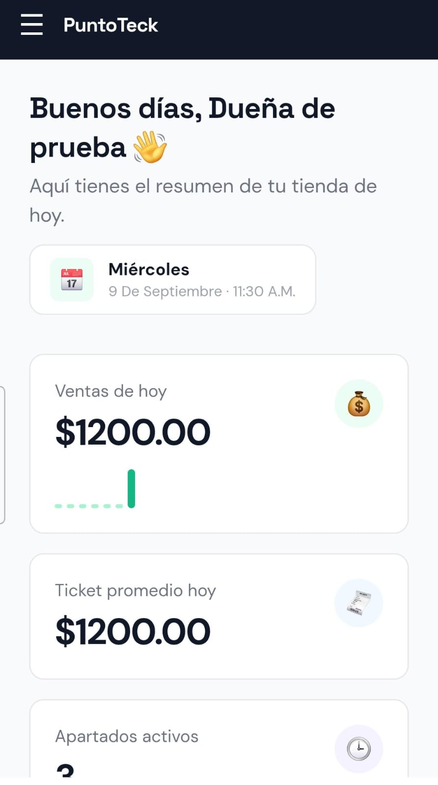 Captura de la página web de PuntoTeck vista en un teléfono, pantalla 2