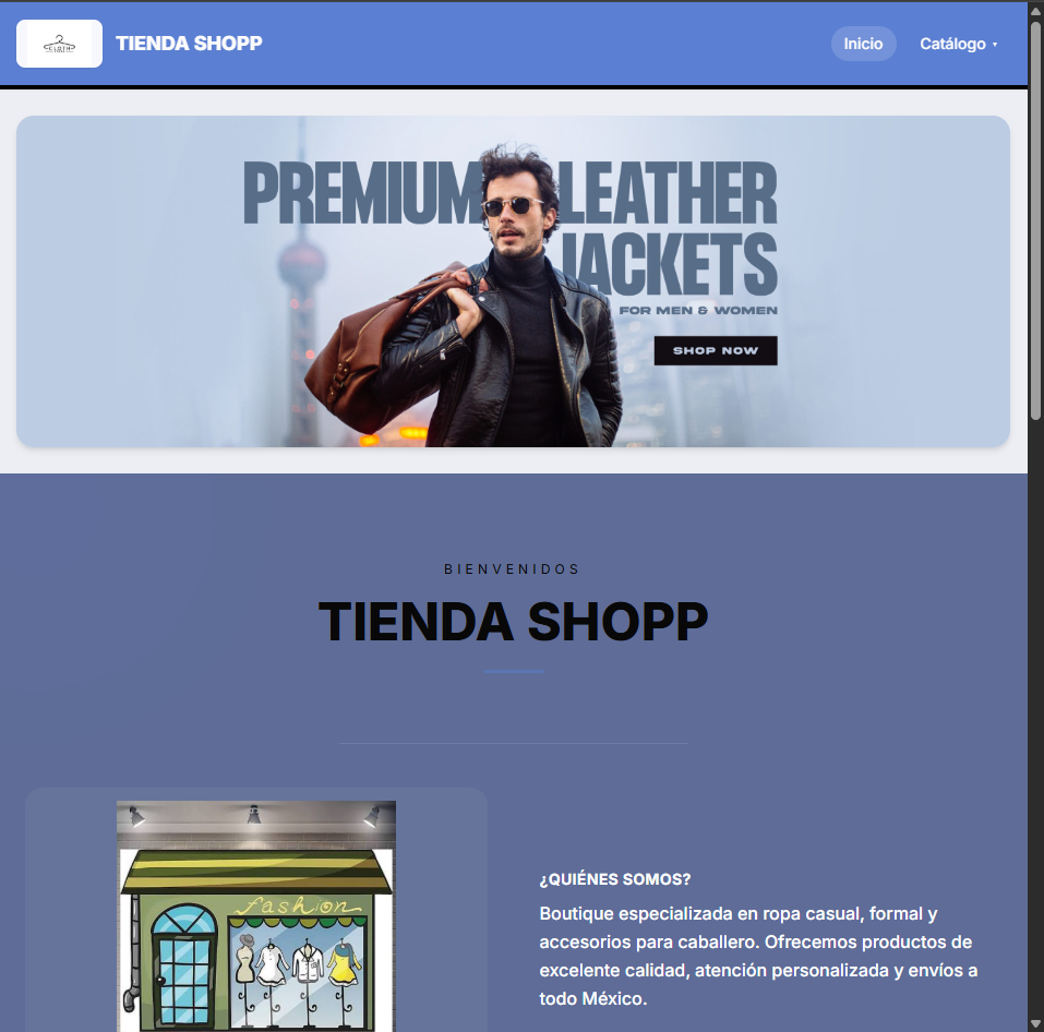 Página web pública generada automáticamente a partir del inventario